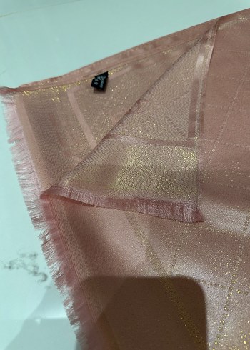 Simli twill ipek şal