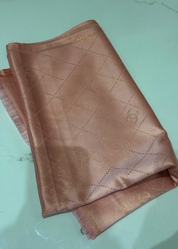 Diğer Simli twill ipek şal