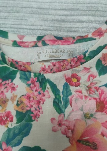 Çiçek Desenli Uzun Kollu sweatshirt - Görsel 4