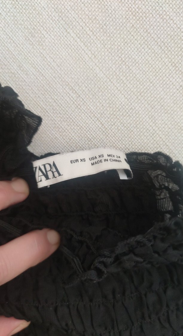 Dantel Detaylı Siyah Gotik Kadın Bluz - Görsel 4