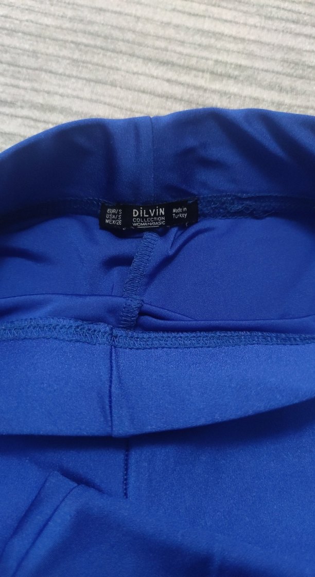 Kadın Mavi Basic Spor Tayt - Görsel 5