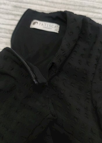 Uzun Siyah Kadın Elbise - Görsel 4