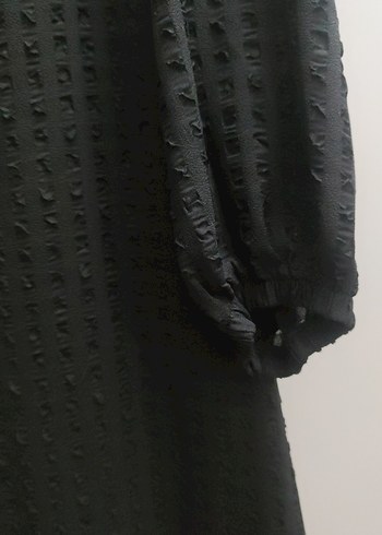 Uzun Siyah Kadın Elbise - Görsel 2