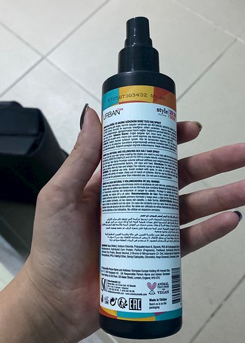 Urban Style Deniz Tuzu Saç Spreyi 200ml - Görsel 2