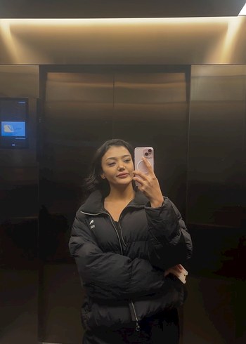 Siyah Puma Kadın Şişme Kışlık Mont - Görsel 6