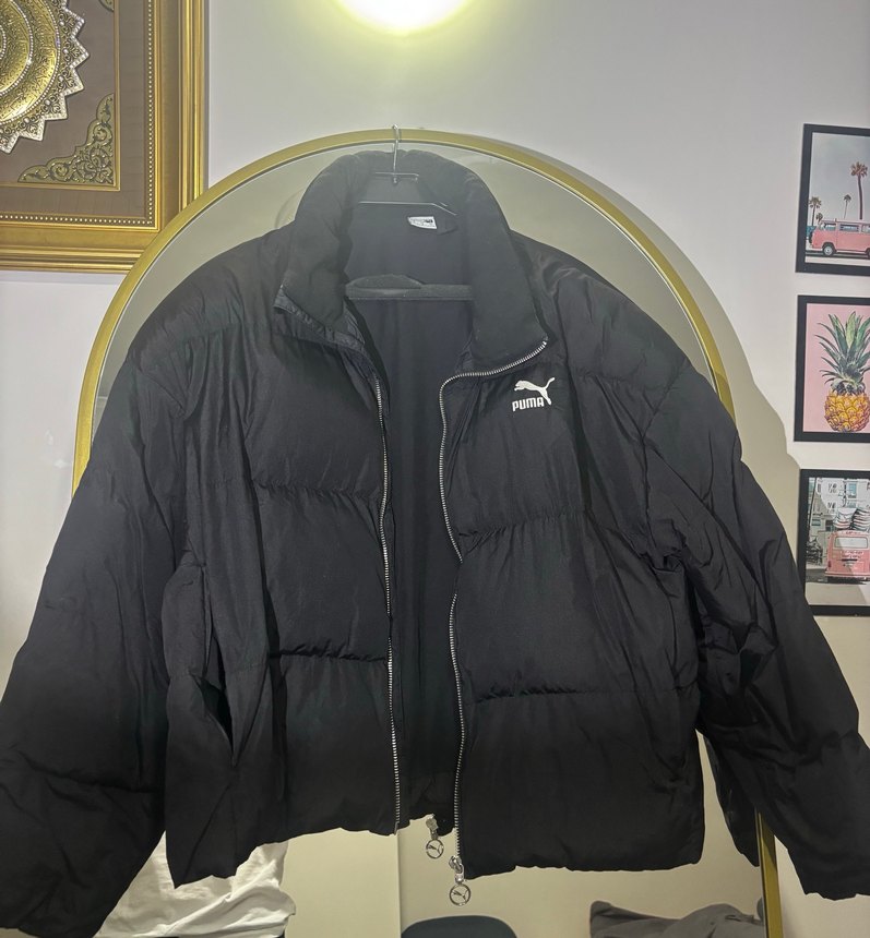 Siyah Puma Kadın Şişme Kışlık Mont - Görsel 3