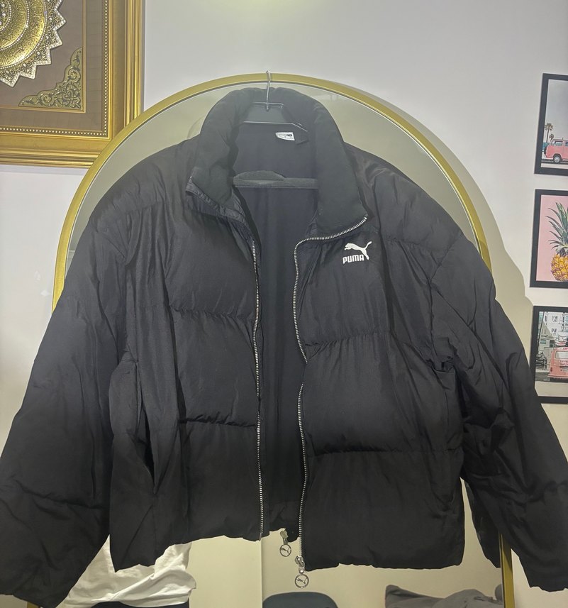 Siyah Puma Kadın Şişme Kışlık Mont - Görsel 2
