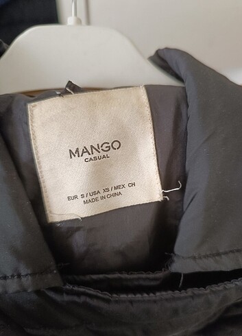 s Beden siyah Renk mango kadın deri ceket model mont
