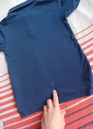 24-36 Ay Beden lacivert Renk Polo yaka çocuk tişört