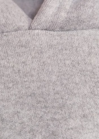 m Beden Gri Kapüşonlu Kadın Sweatshirt
