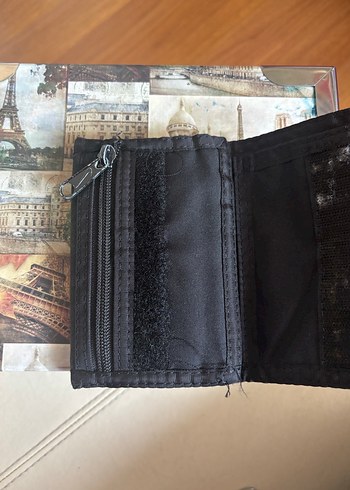 Kırmızı Siyah Rock Punk Cüzdanı - Görsel 4