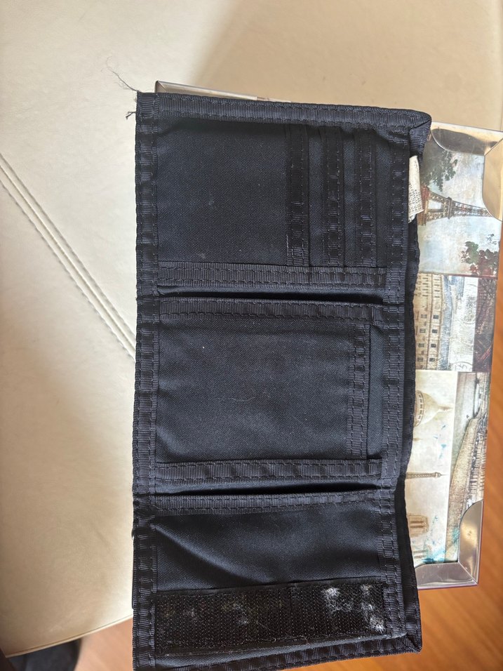 Kırmızı Siyah Rock Punk Cüzdanı - Görsel 3