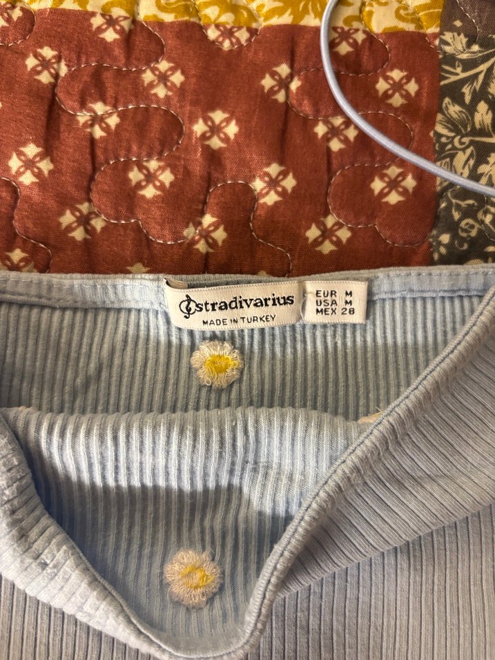 Nakışlı Buz Mavisi Mini Atlet - Görsel 3