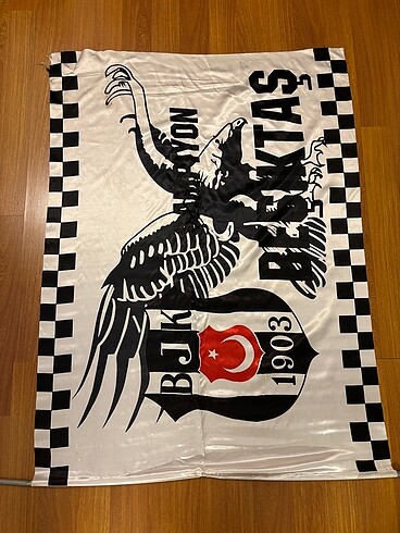 Diğer 1.30 m x 95 cm Beşiktaş Bayrağı