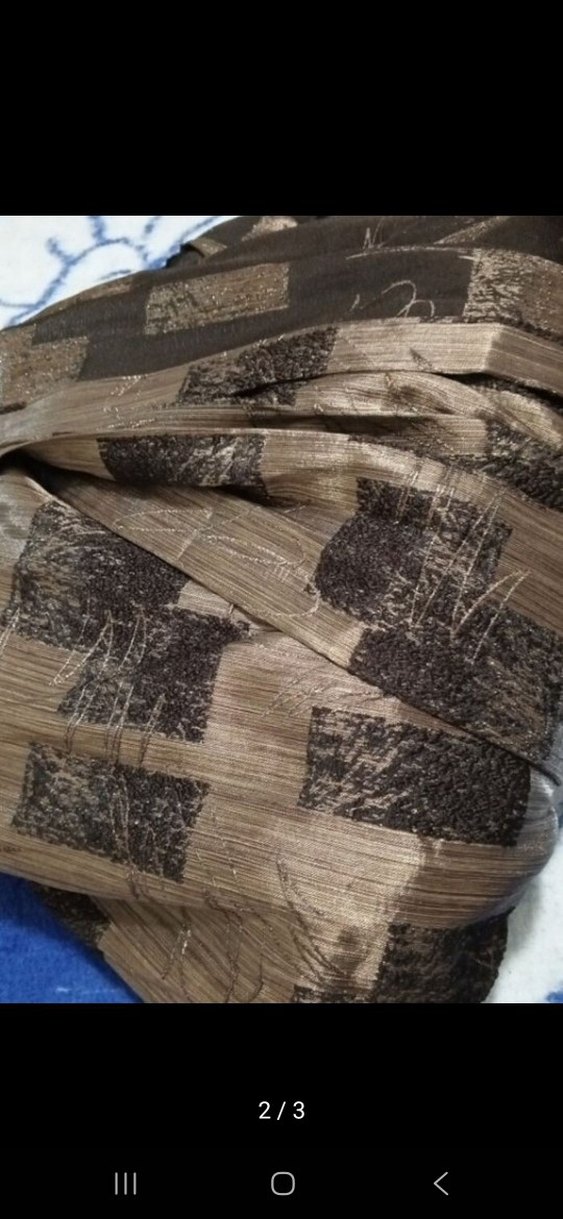 Kahverengi Soyut Desenli Modern fon peree - Görsel 2