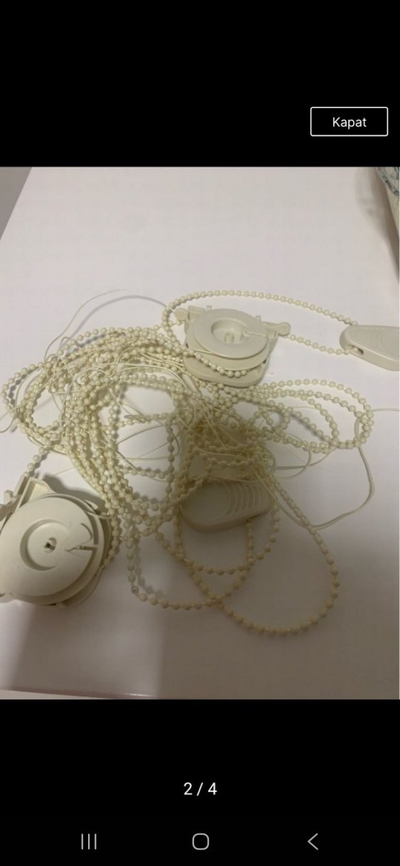 Bej Nakışlı Modern Klasik Perde - Görsel 3