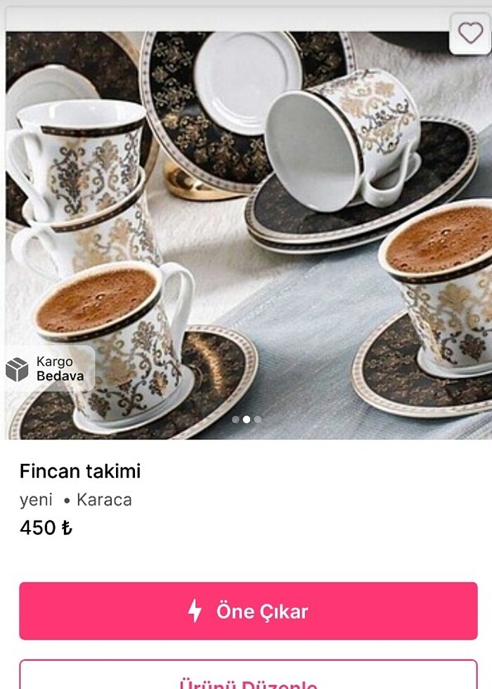 Fincan takimi - Görsel 2