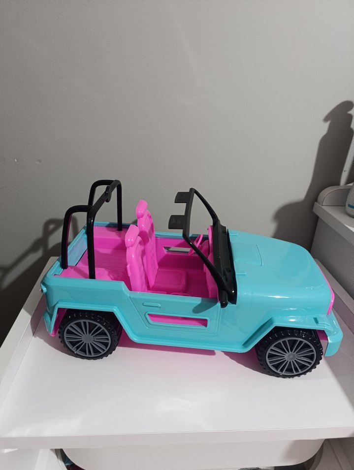 Pembe Jeep Oyuncak Araba - Görsel 2