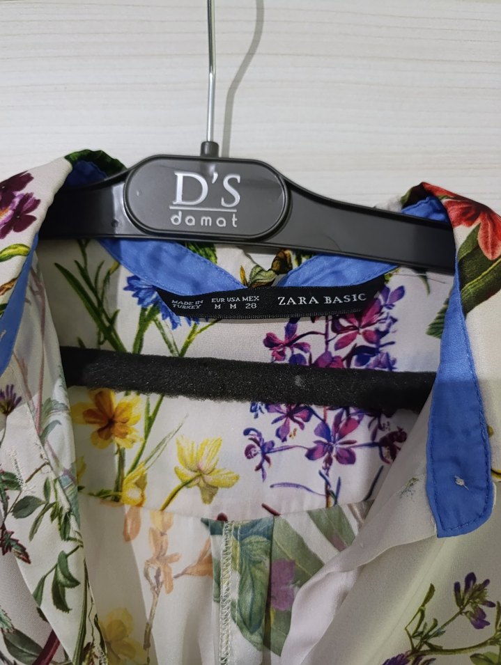 Çiçek Desenli Bohem Uzun Kollu Bluz - Görsel 4