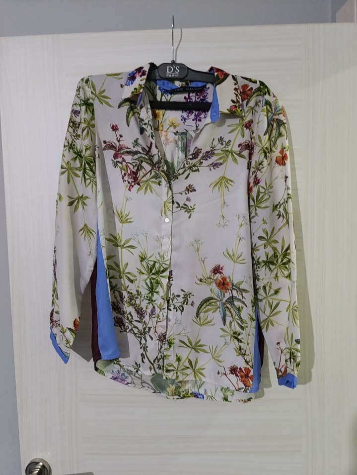 Çiçek Desenli Bohem Uzun Kollu Bluz - Görsel 5