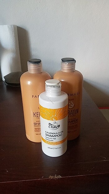 Keratin ve aynı sefa şampuanı 