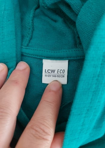11-12 Yaş Beden Kapüşonlu cepli Sweatshirt