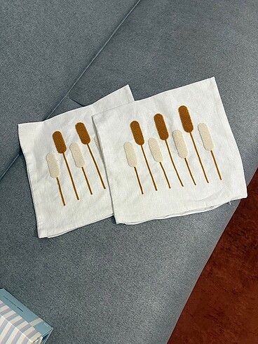 2li fermuarlı punch yastık kılıfı