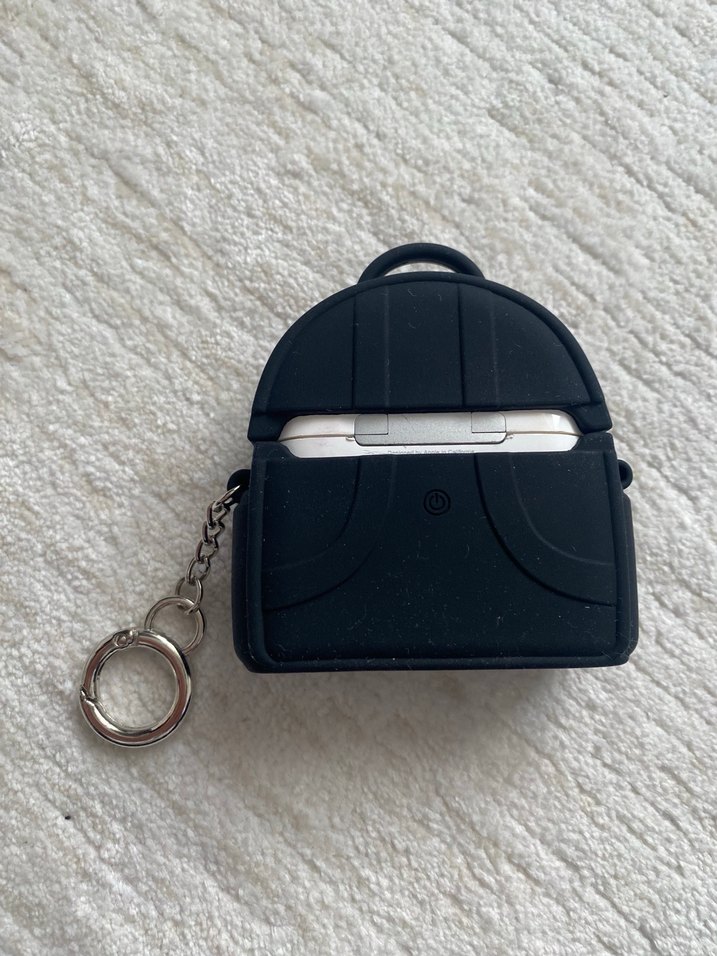 Nike Siyah Fermuarlı Spor Çantası Airpods pro uyumlu kılıf - Görsel 3