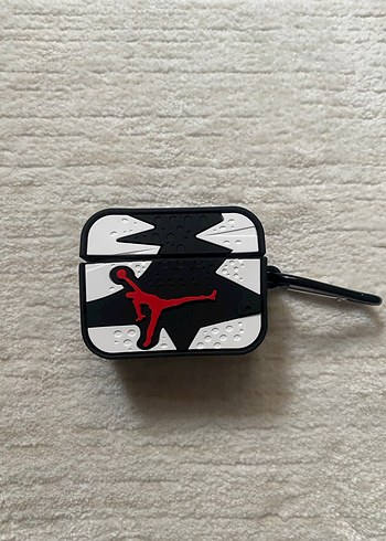 Jordan Desenli Beyaz Kablosuz Kulaklık Kılıfı - Görsel 2