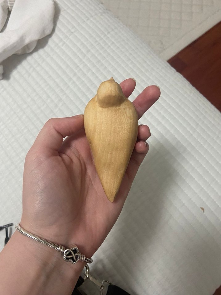 Ahşap dekoratif kuş - Görsel 2