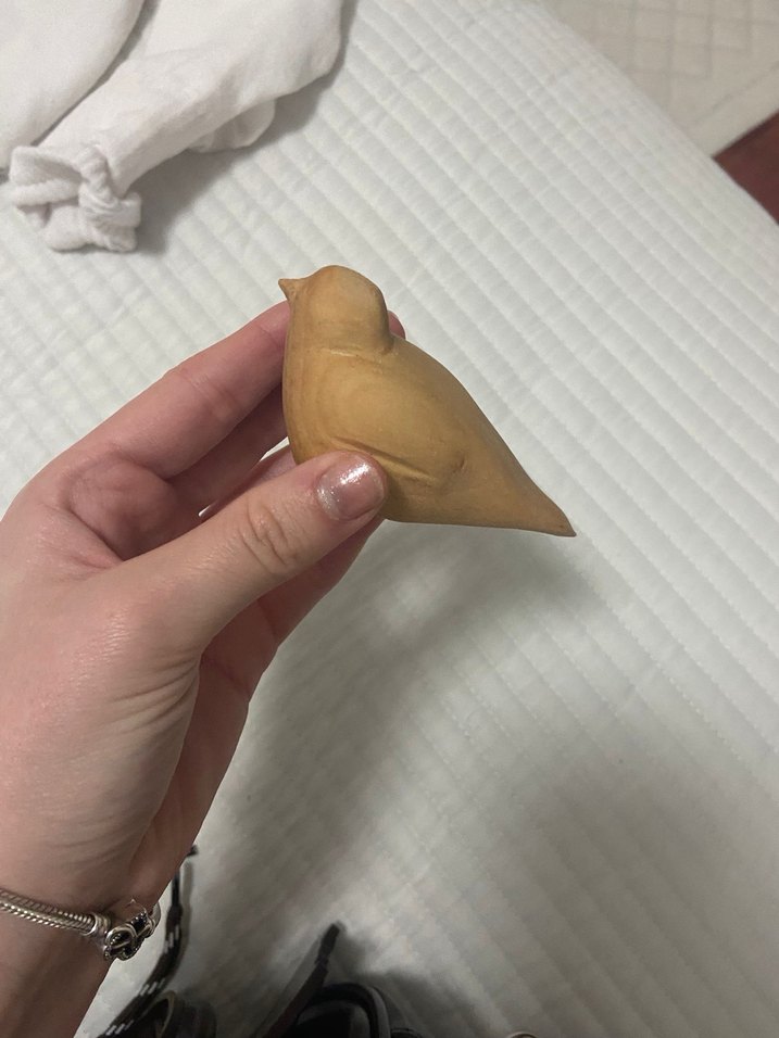 Ahşap dekoratif kuş - Görsel 3