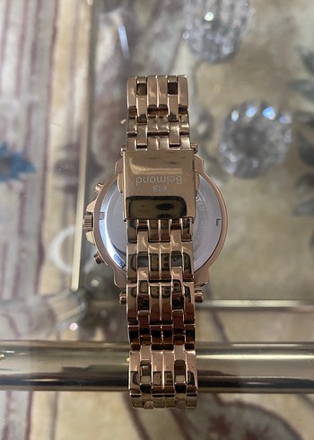 Zincir Detaylı Modern Klasik Altın Kadın Saati - Görsel 4