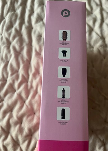 Polosmart 5in1 Saç Şekillendirici Seti 1200W Pembe - Görsel 2