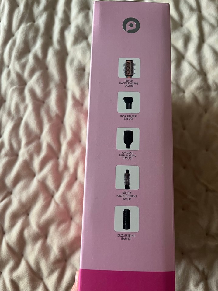 Polosmart 5in1 Saç Şekillendirici Seti 1200W Pembe - Görsel 2