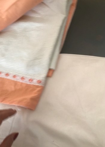 Nakışlı Pudra Pembesi Nevresim Takımı - Görsel 4