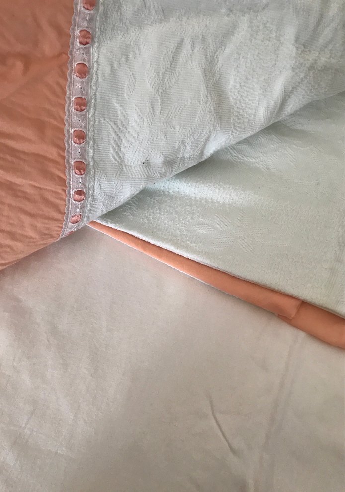 Nakışlı Pudra Pembesi Nevresim Takımı - Görsel 5