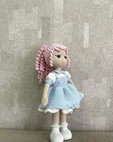 Diğer Amigurumi Şeker Kız Örgü Bebek