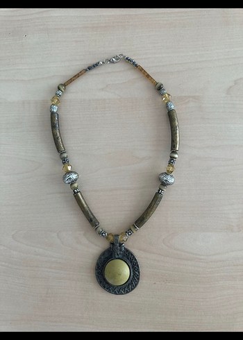 Bohem  Boncuklu Kadın Kolye - Görsel 2