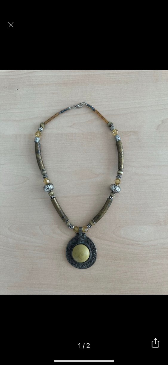 Bohem  Boncuklu Kadın Kolye - Görsel 2