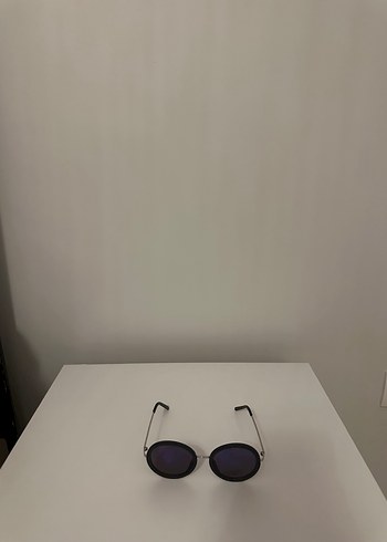 Koyu Mavi Yuvarlak Kadın Gözlüğü - Görsel 3