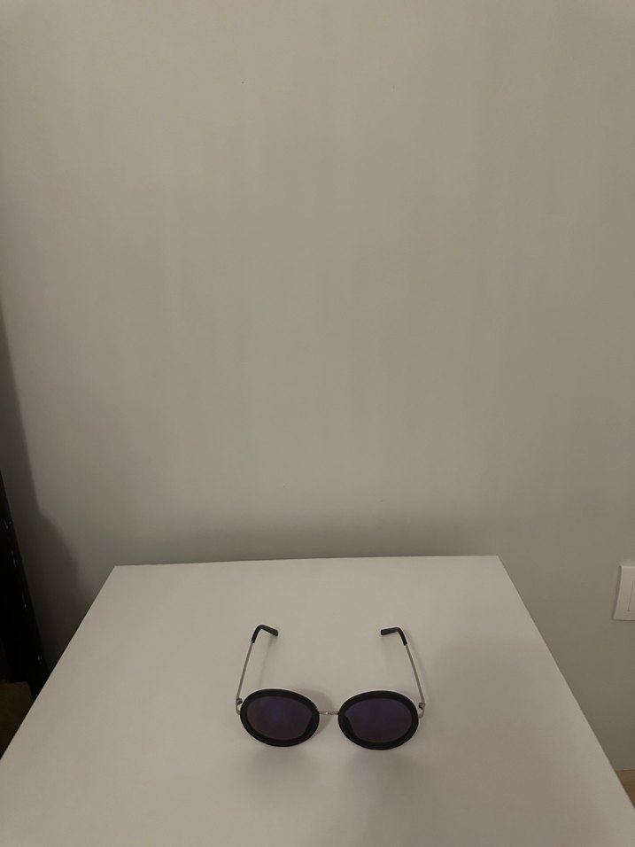 Koyu Mavi Yuvarlak Kadın Gözlüğü - Görsel 2