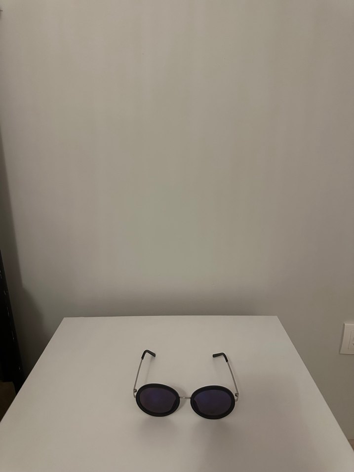 Koyu Mavi Yuvarlak Kadın Gözlüğü - Görsel 3