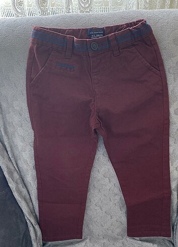 Bordo erkek cocuk pantalon