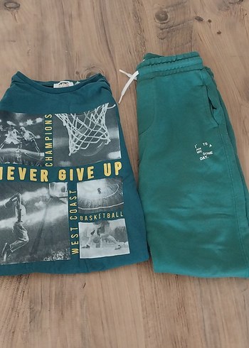7-8 yaş Zara Eşofman Altı ve Koton Sweatshirt