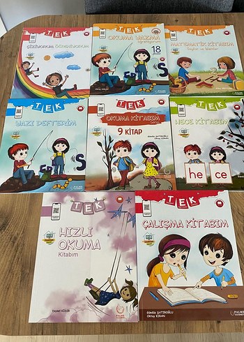 Palme Yayınları Okuma ve Yazma Çalışma Kitapları Seti 8 Kitap
