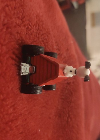 Kırmızı Snoopy Figürlü Oyuncak Araba - Görsel 2