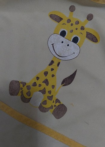 ek gıda bebek önlüğü cepli Renkli Baskılı Bebek Önlükleri - Görsel 2