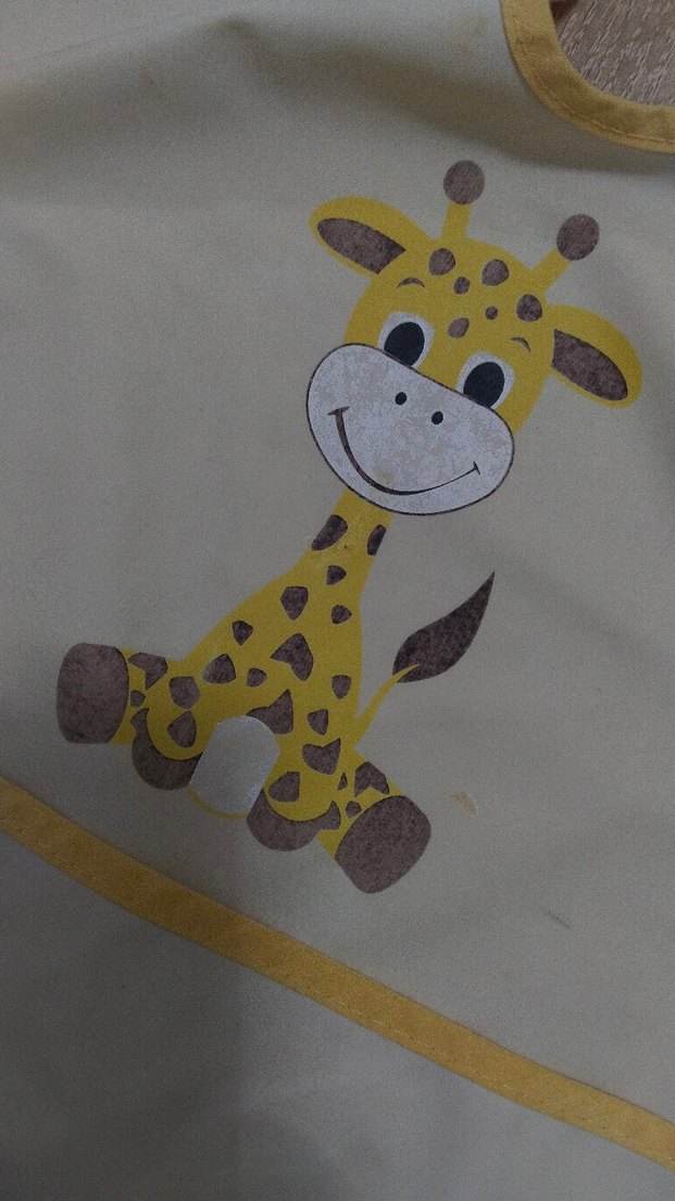 ek gıda bebek önlüğü cepli Renkli Baskılı Bebek Önlükleri - Görsel 2