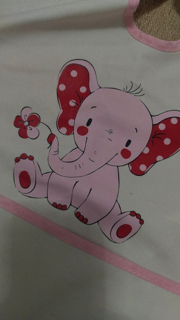 ek gıda bebek önlüğü cepli Renkli Baskılı Bebek Önlükleri - Görsel 3