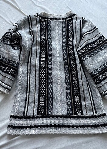 American Vintage Vintage desenli u yaka kazak y2k